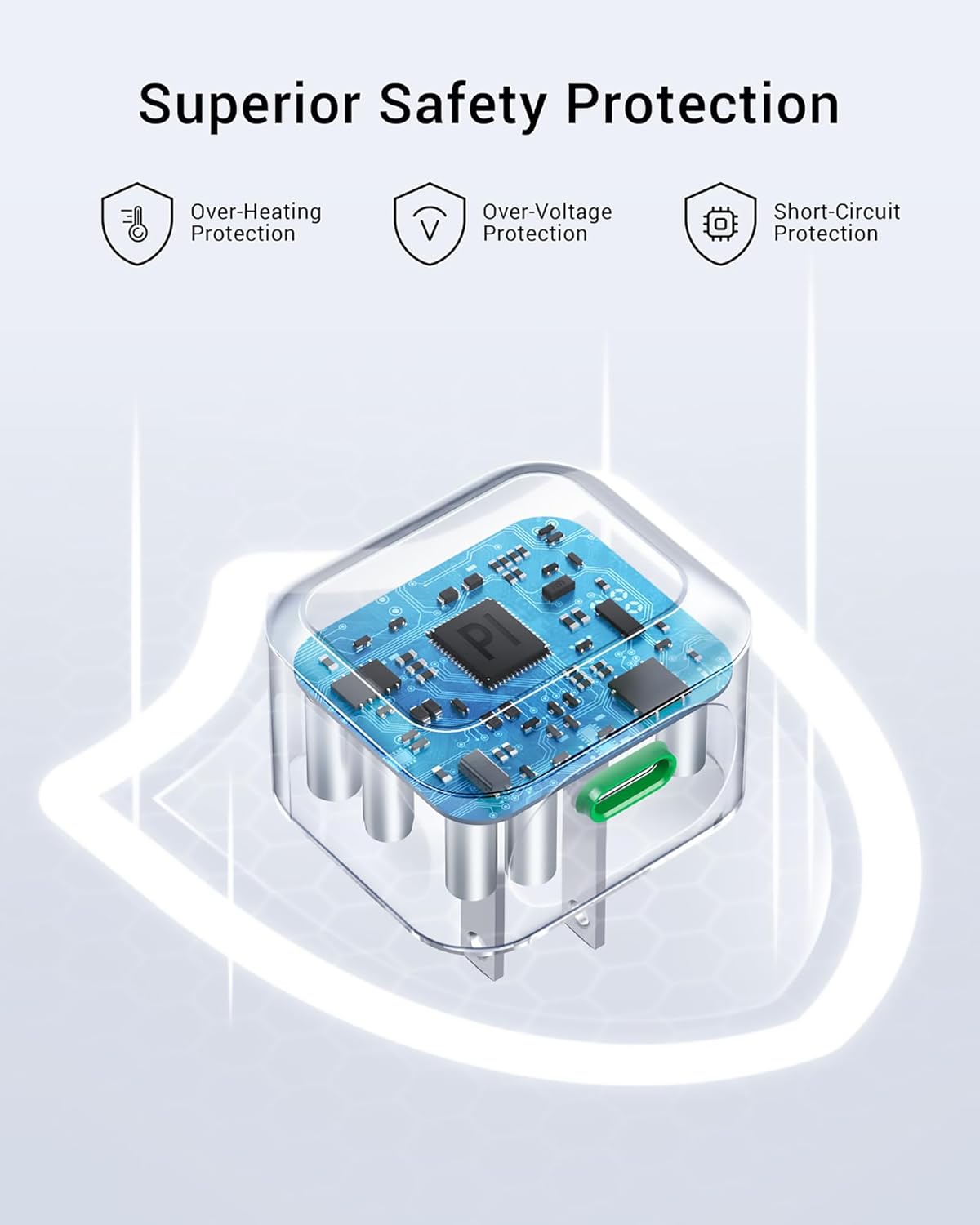 20-W-USB-C-Netzteil, GaN+-Schnellladegerät mit Klappstecker, PD 3.0 Typ-C-Ladegerät für iPhone 17/16/15/14/13/12/11 Pro Max